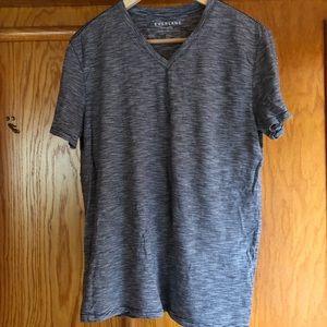 Everlane Micro Stripe V Neck T Shirt